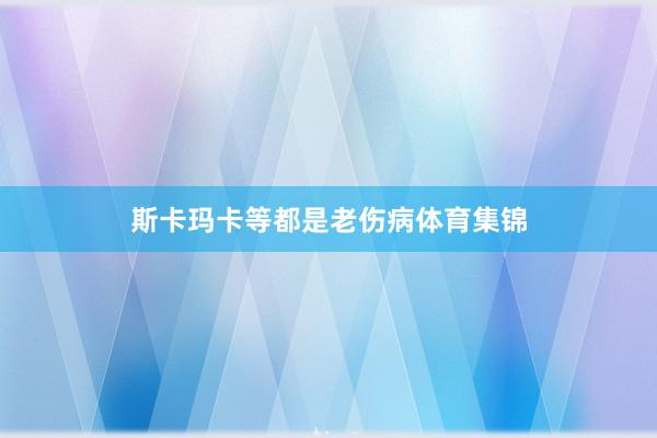 斯卡玛卡等都是老伤病体育集锦